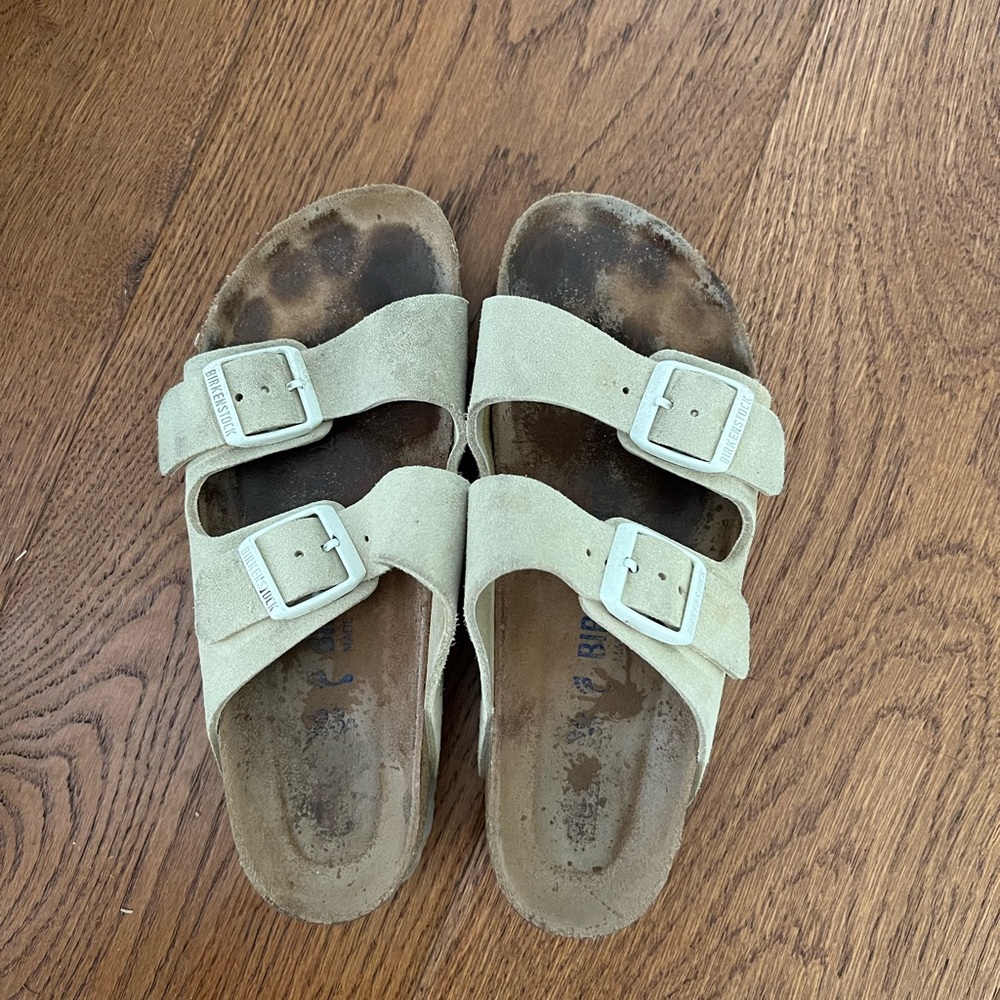 Birkenstock arizona suede sandals size 36/ US 6